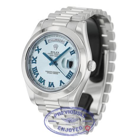 rolex day date 2 president blue dial